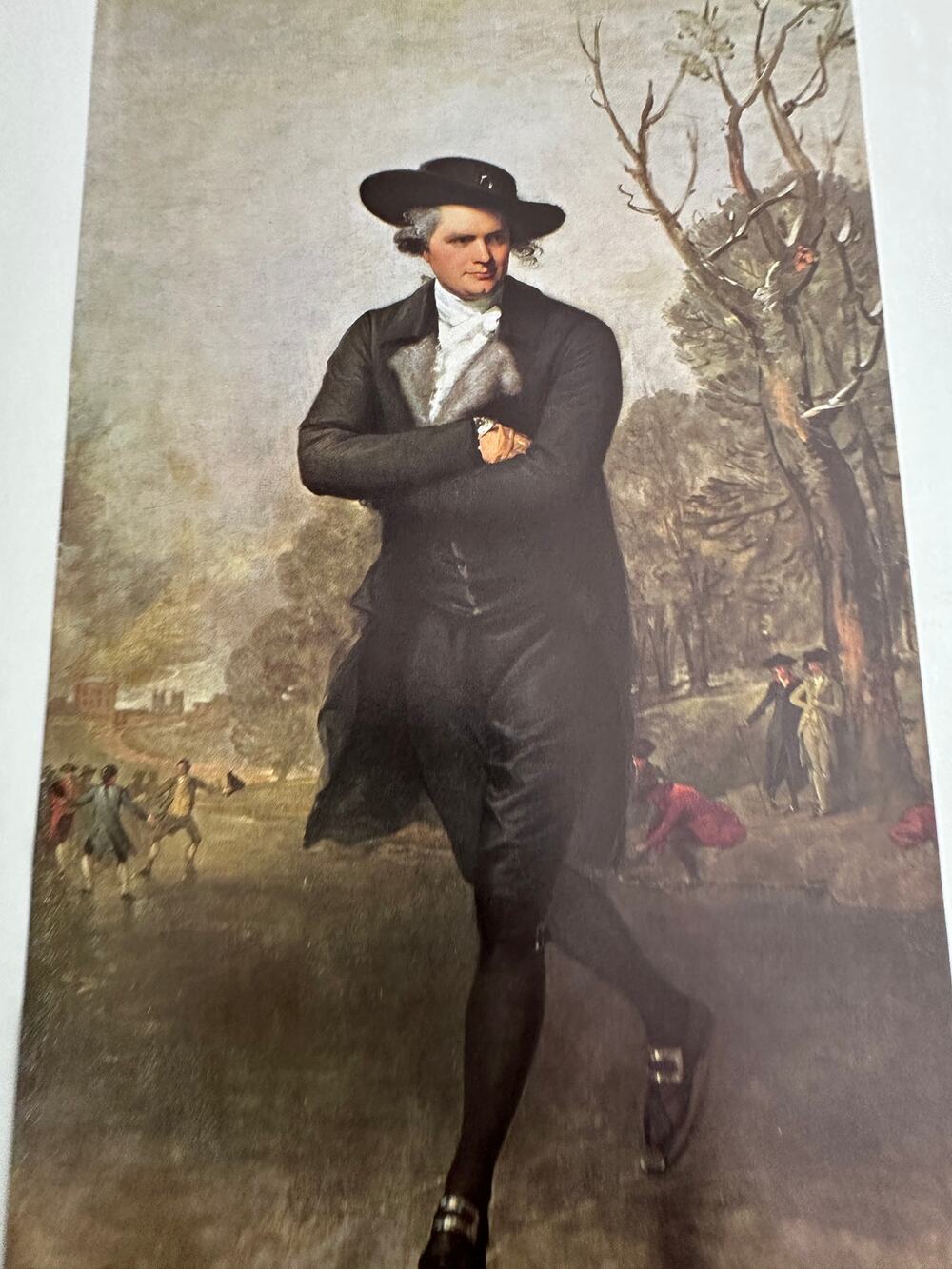 The Skater Gilbert Stuart Portrait Painting Art Print Frameable ~ 260505-WH 292